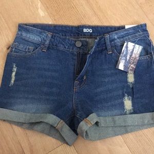 UO denim shorts